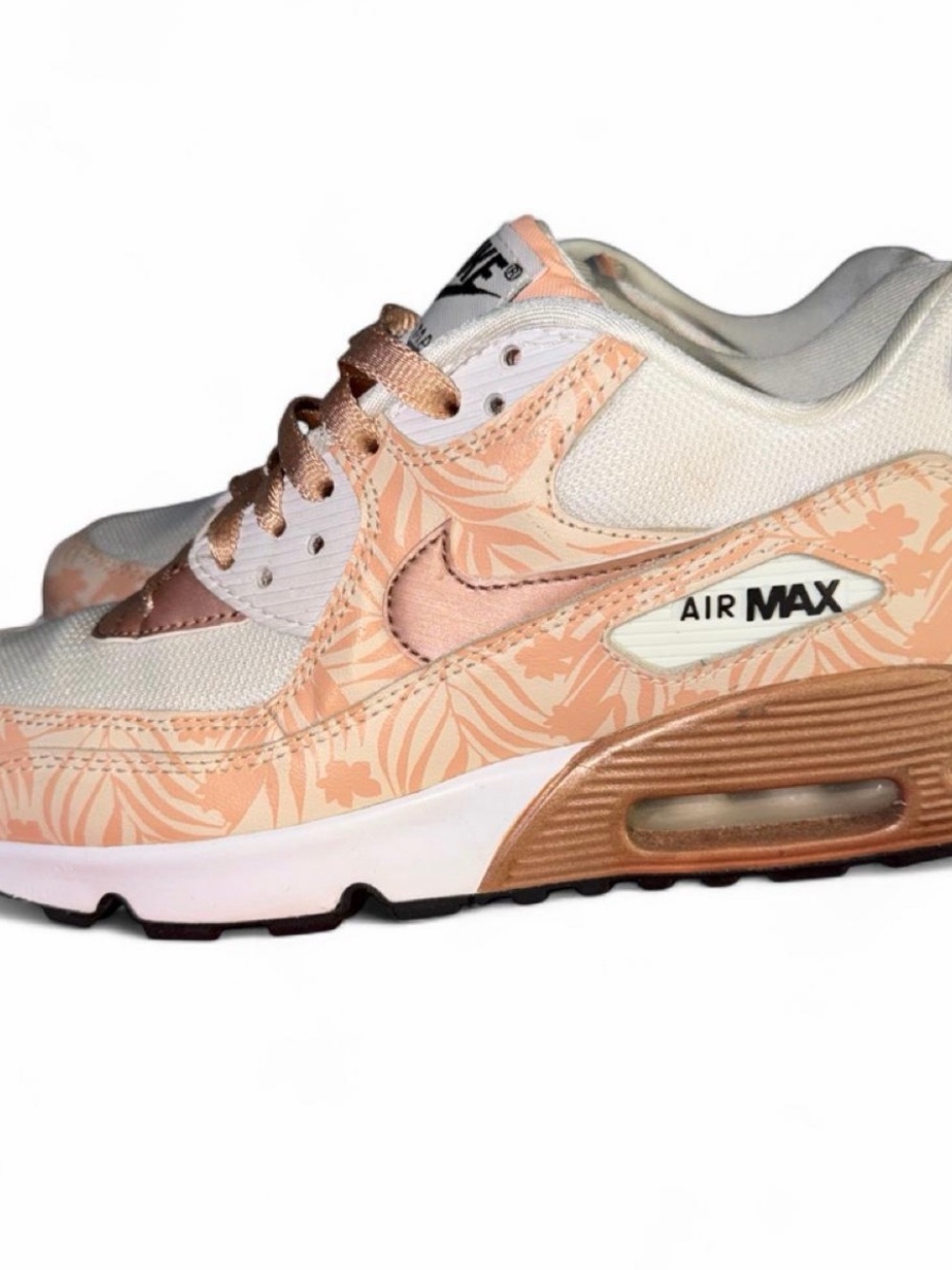 Nike Women’s Peach Floral Air Max Sneakers